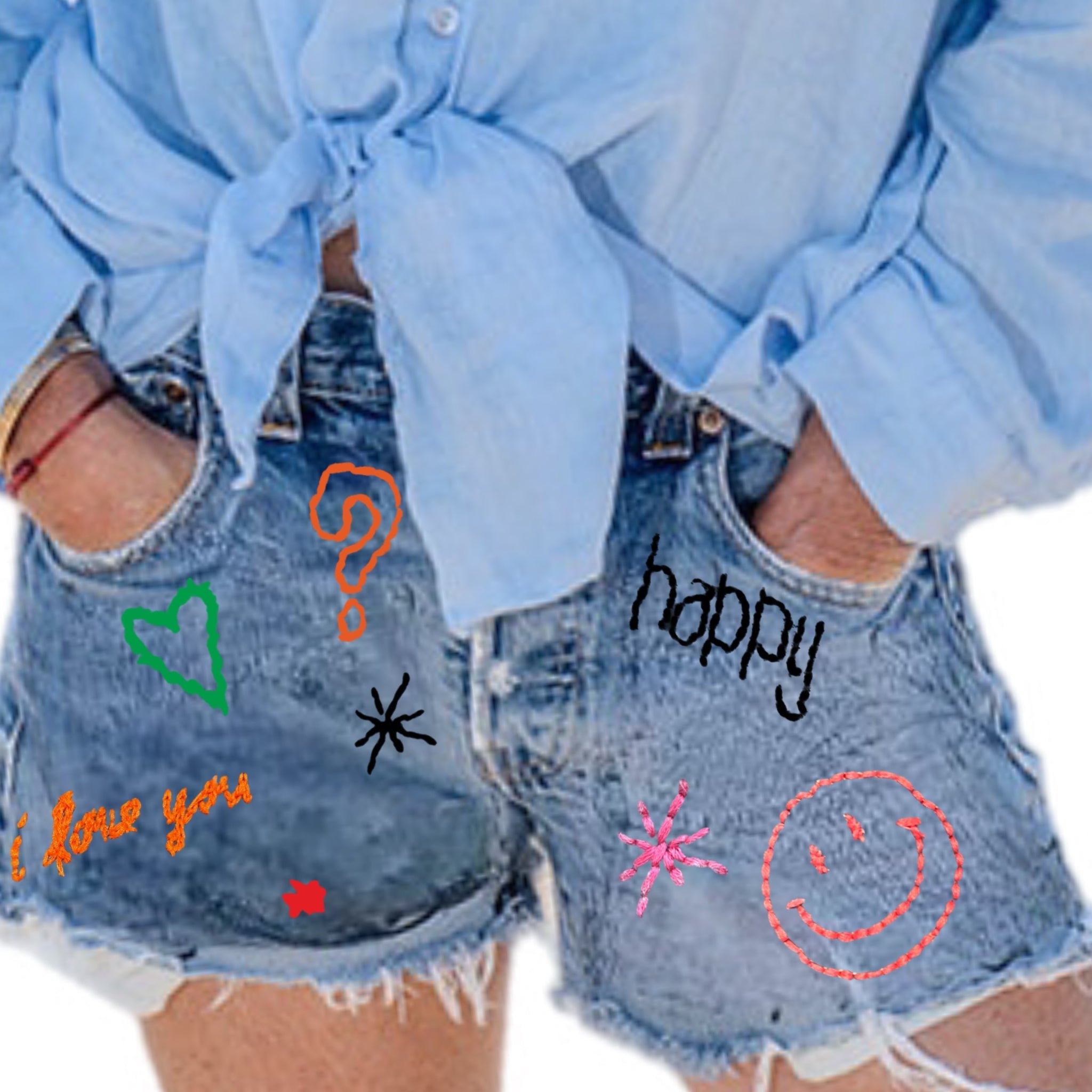 【HI FI FNK】Leven Denim Shorts Levi's Furst of a Kind Vintage Jean Cut Off Shorts W32