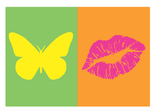 Cards- plastic pvc playing cards-Lips design