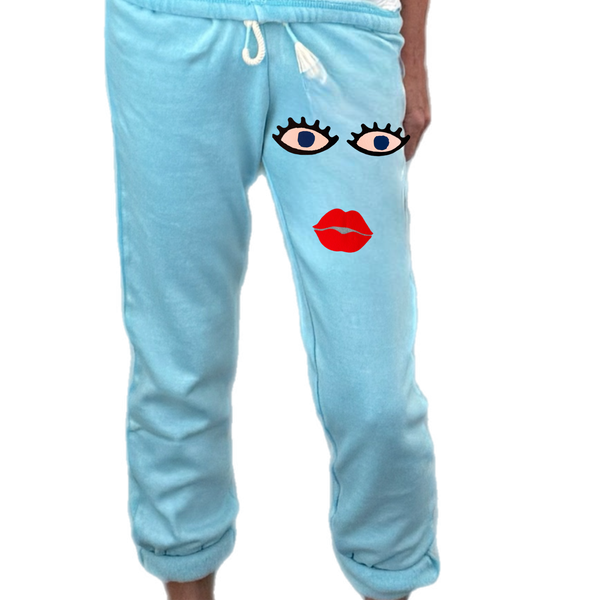 Face Eyelash Sweatpants SAMPLE SALE