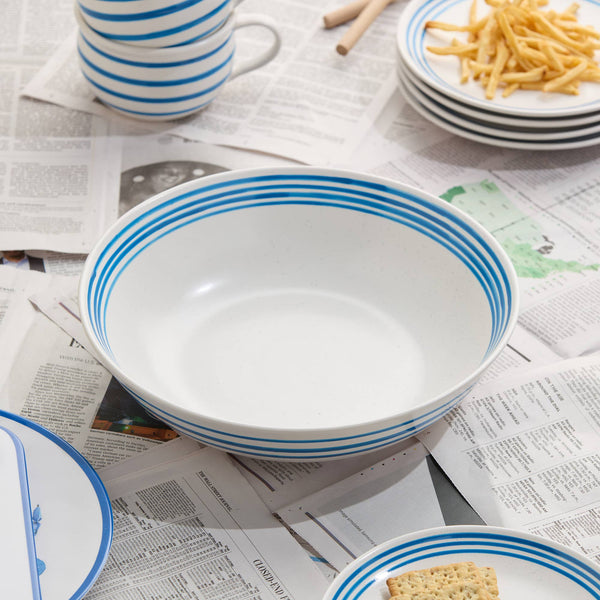 Dockside Blue Serving Bowl 12.5