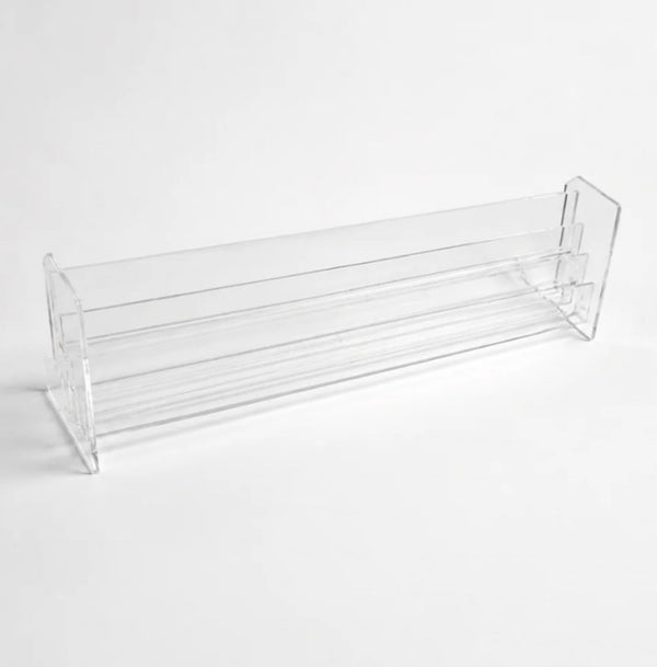 Acrylic Card Rack 3 tier Clear