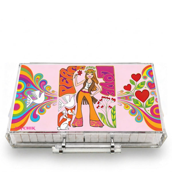 Mahjong Set Groovy Girl  - Acrylic