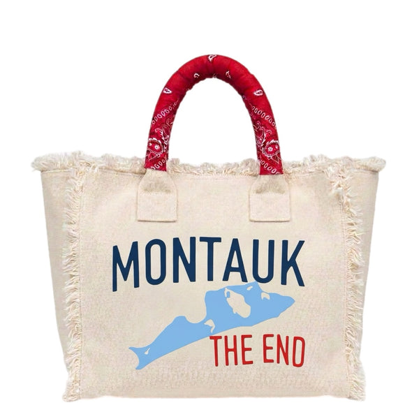 Montauk Fringe Canvas Bag