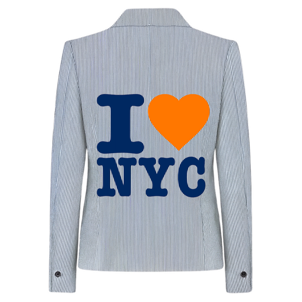 Pinstripe Blazer - I Love NYC