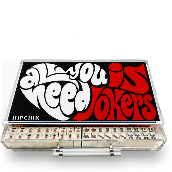 Mahjong Set All You Need is  Jokers - Acrylic