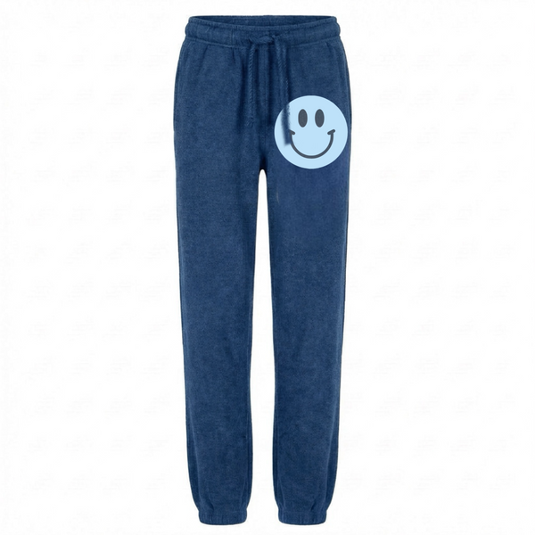 Lt Blue Smile Sweatpants