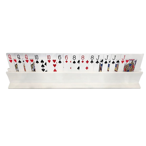Canasta Card Holder - White