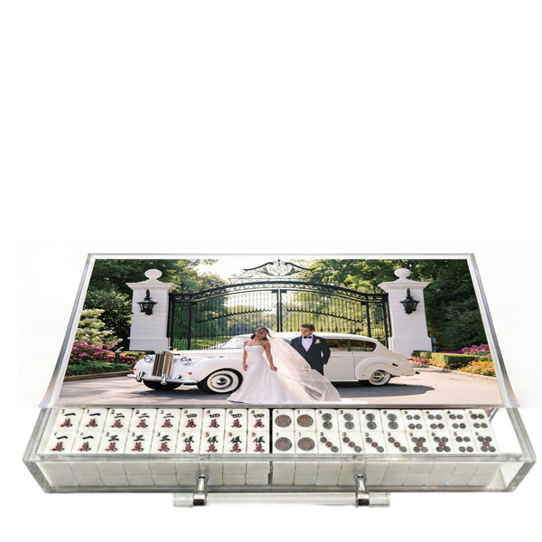 Custom Mahjong Acrylic Mahjong Case