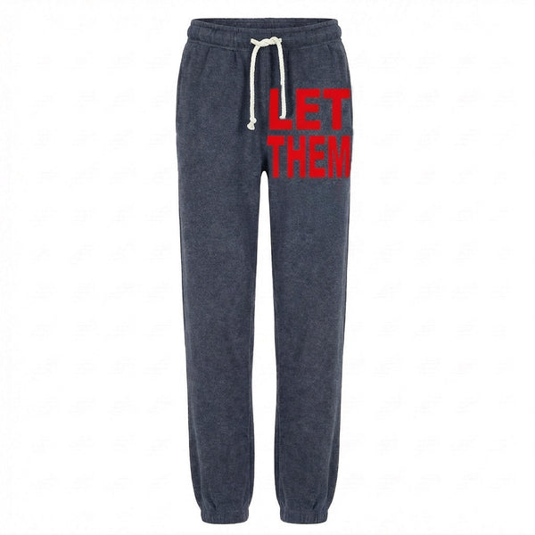 Let Them Navy Sweatpants Sample Sale