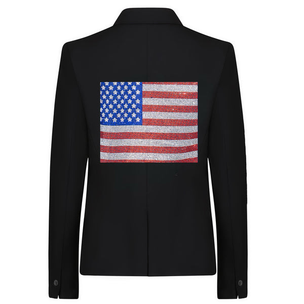 Blazer - Black Crystal USA Flag Sample Sale