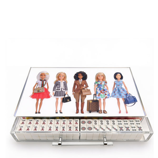 Mahjong Set Fancy Girls - Acrylic