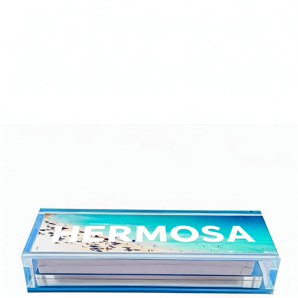 Beach House  Scene Acrylic Rummikub Game - CUSTOM HERMOSA