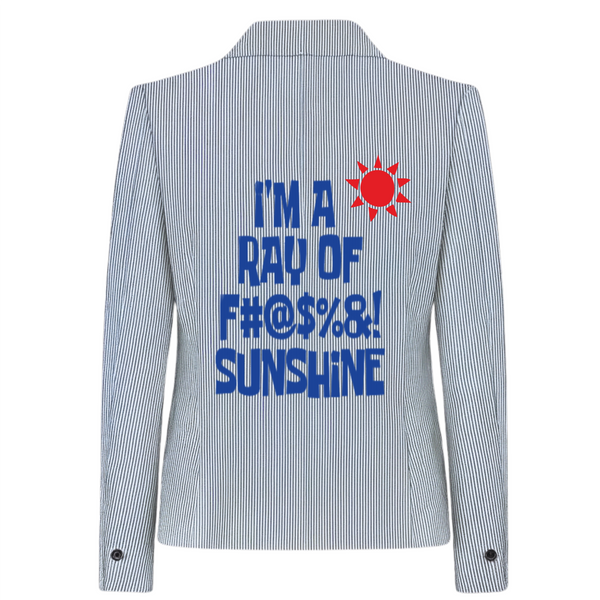 Pinstripe Blazer - Ray of Sunshine
