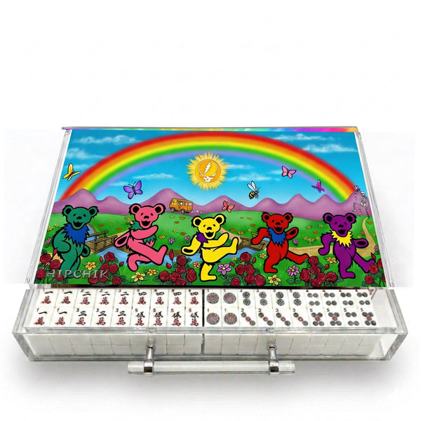 Mahjong Set Grateful Bears   - Acrylic