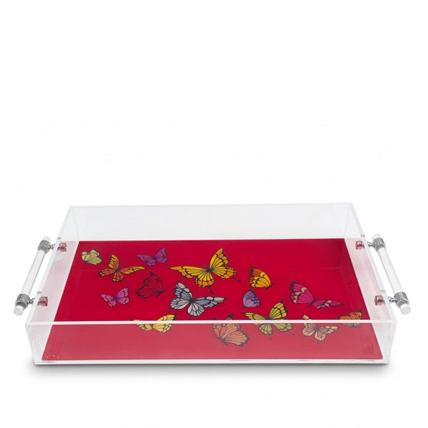 Bright Butterflies New with Metal Handles