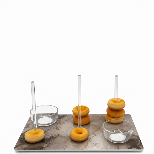 Bagel & Charcuterie Tray - Beige