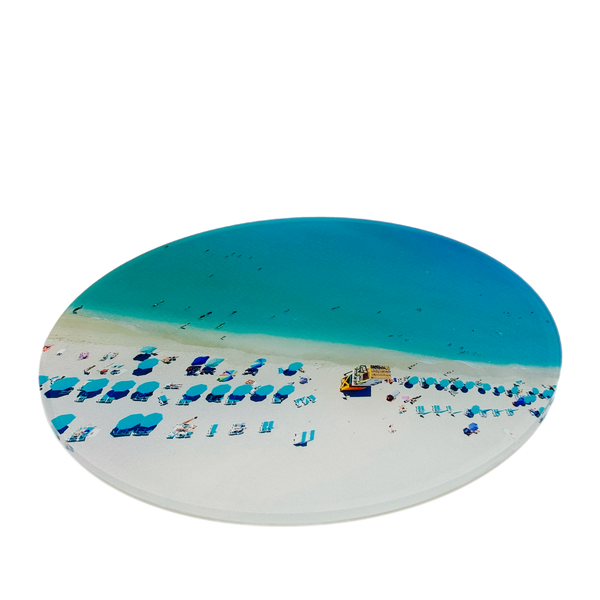 Acrylic Lazy Susan Beach