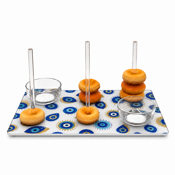 Bagel & Charcuterie Tray - Evil Eye