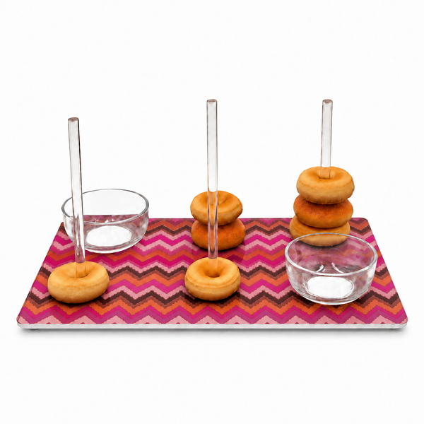 Bagel & Charcuterie Tray - Chevron