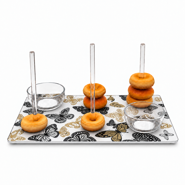 Bagel & Charcuterie Tray - Butterflies