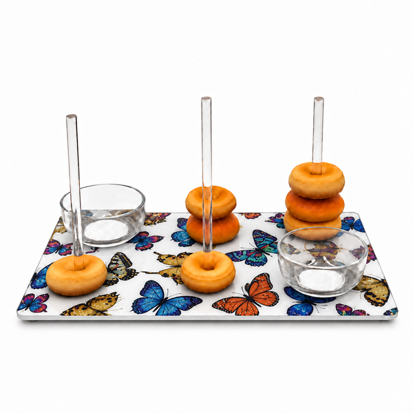 Bagel & Charcuterie Tray - Butterflies