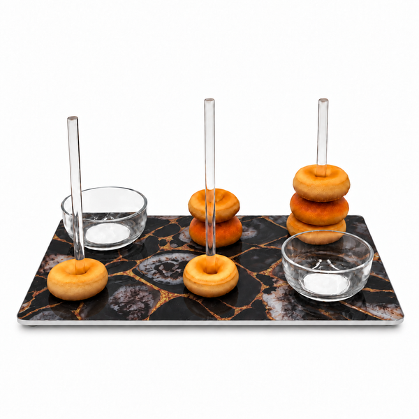 Bagel & Charcuterie Tray - Black