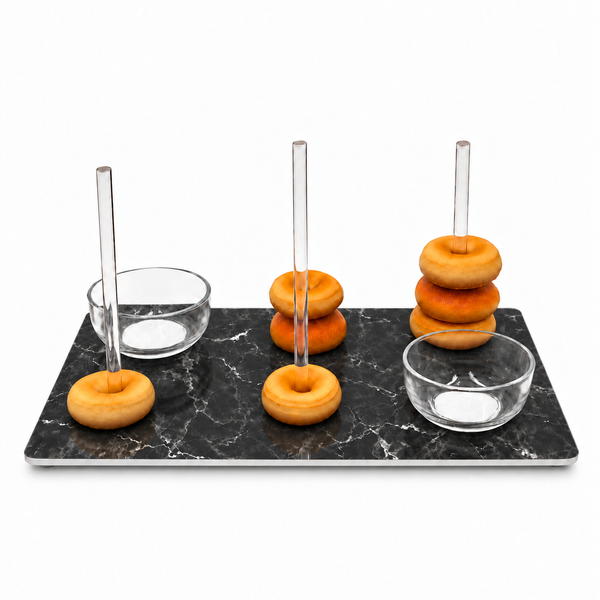 Bagel & Charcuterie Tray - Black
