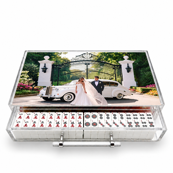Custom Mahjong Acrylic Mahjong Case