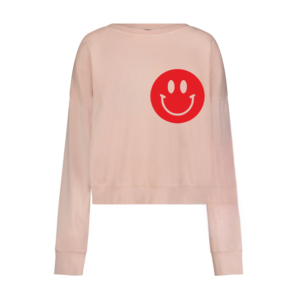 Smile On Pink Sweatshirt SAMPLE SALE