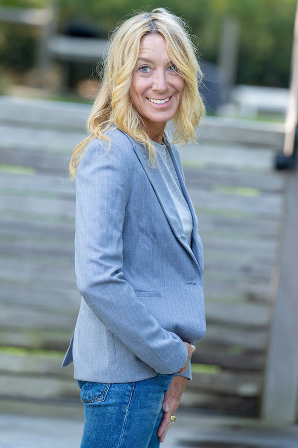 Fabulous Smile - Black Plaid Blazer SAMPLE SALE