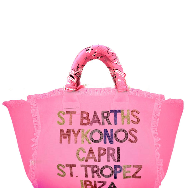 Vacation Fringe Canvas Bag