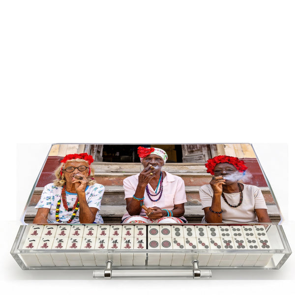 Mahjong Set Ladies Cuba  - Acrylic