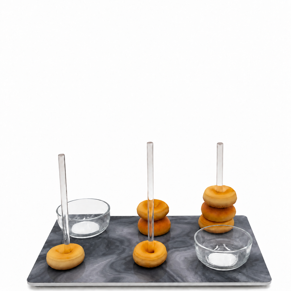 Bagel & Charcuterie Tray - Grey