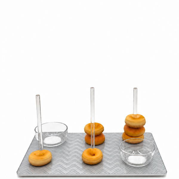 Bagel & Charcuterie Tray - Grey