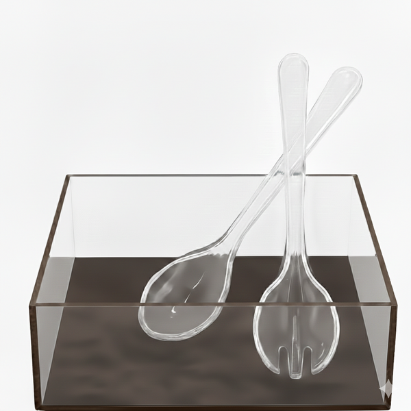 Acrylic Square Salad Bowl