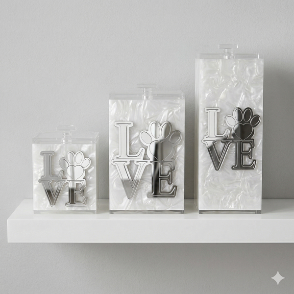 Acrylic Canister Collection – Dog Love Treats