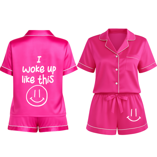 I Woke up like this Pajama Set S/S