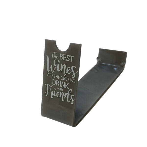 Drink With Friends Acrylic Wine Holder