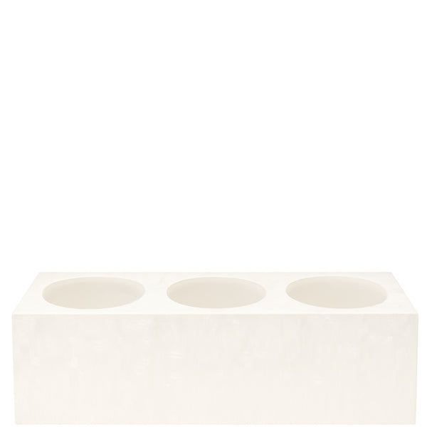 Acrylic Salad Holder – 3  Compartments