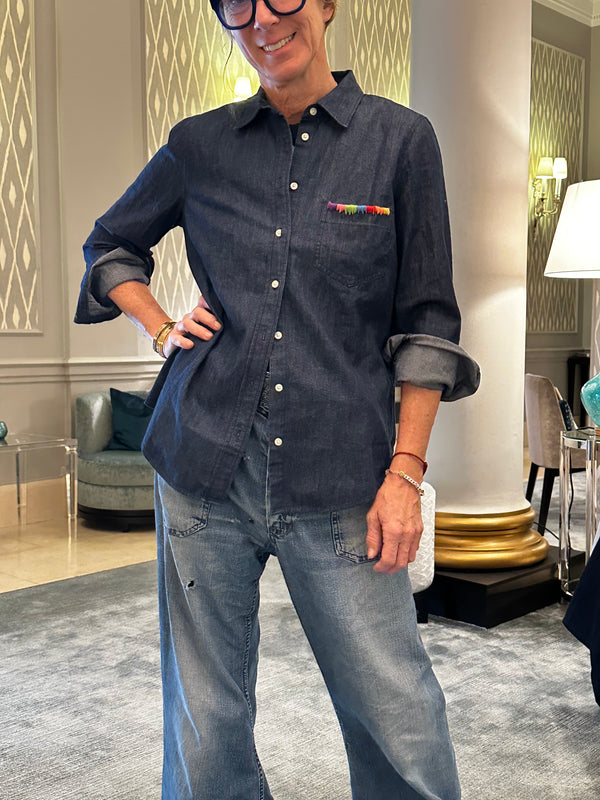 Chambray Button Down Shirt