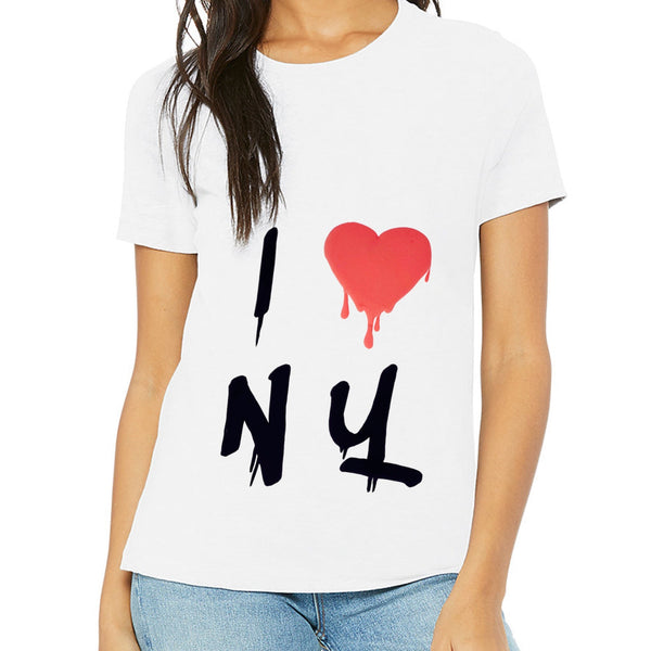 I Love NY Puff Print Tee - SAMPLE SALE