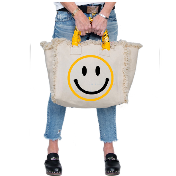 Smile Original Fringe Canvas Bag