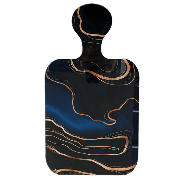 Acrylic Cheese Board - Blue Marble FLOOR SAMPLE