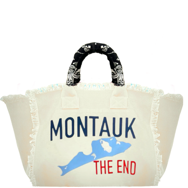 Montauk Fringe Canvas Bag