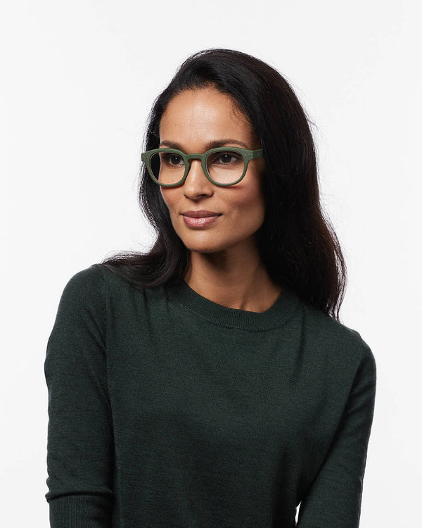 Izipizi Readers #E -Khaki Green