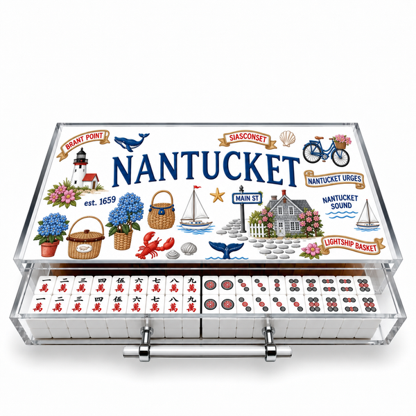 Nantucket Acrylic Mahjong Case