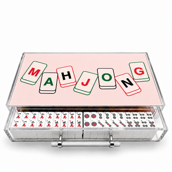 Mahjong Set Multi Letters - Acrylic