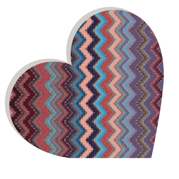 Purple Zig Zag  Heart Block