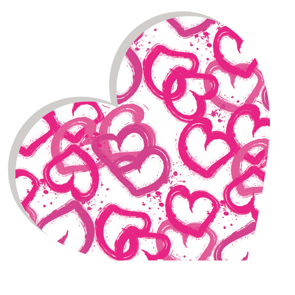 Hearts Acrylic Object  Shelf Decor