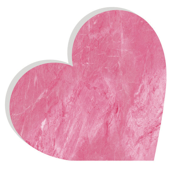 Pink Marble Heart Block